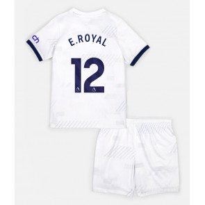 Tottenham Hotspur Emerson Royal #12 Replika Babytøj Hjemmebanesæt Børn 2023-24 Kortærmet (+ Korte bukser)